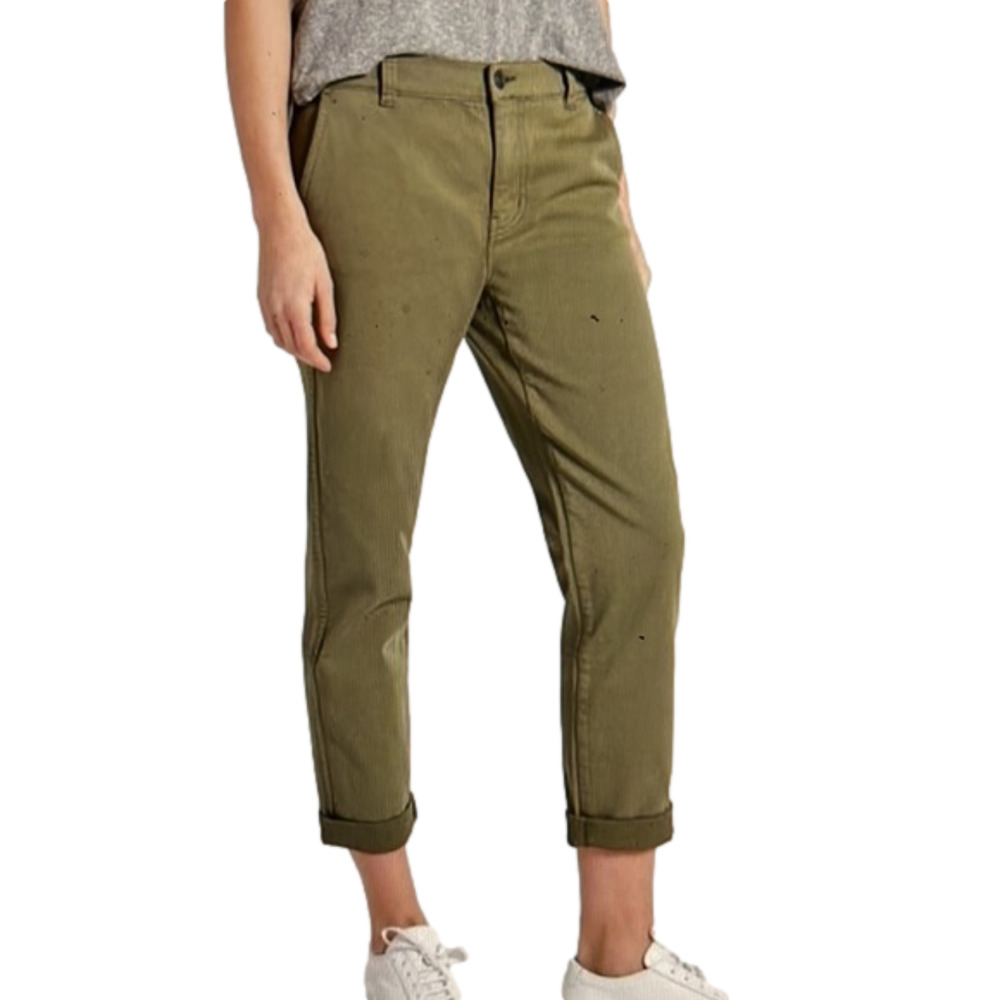 CURRENT Elliott 31 Green womens straight Confident pant NWT